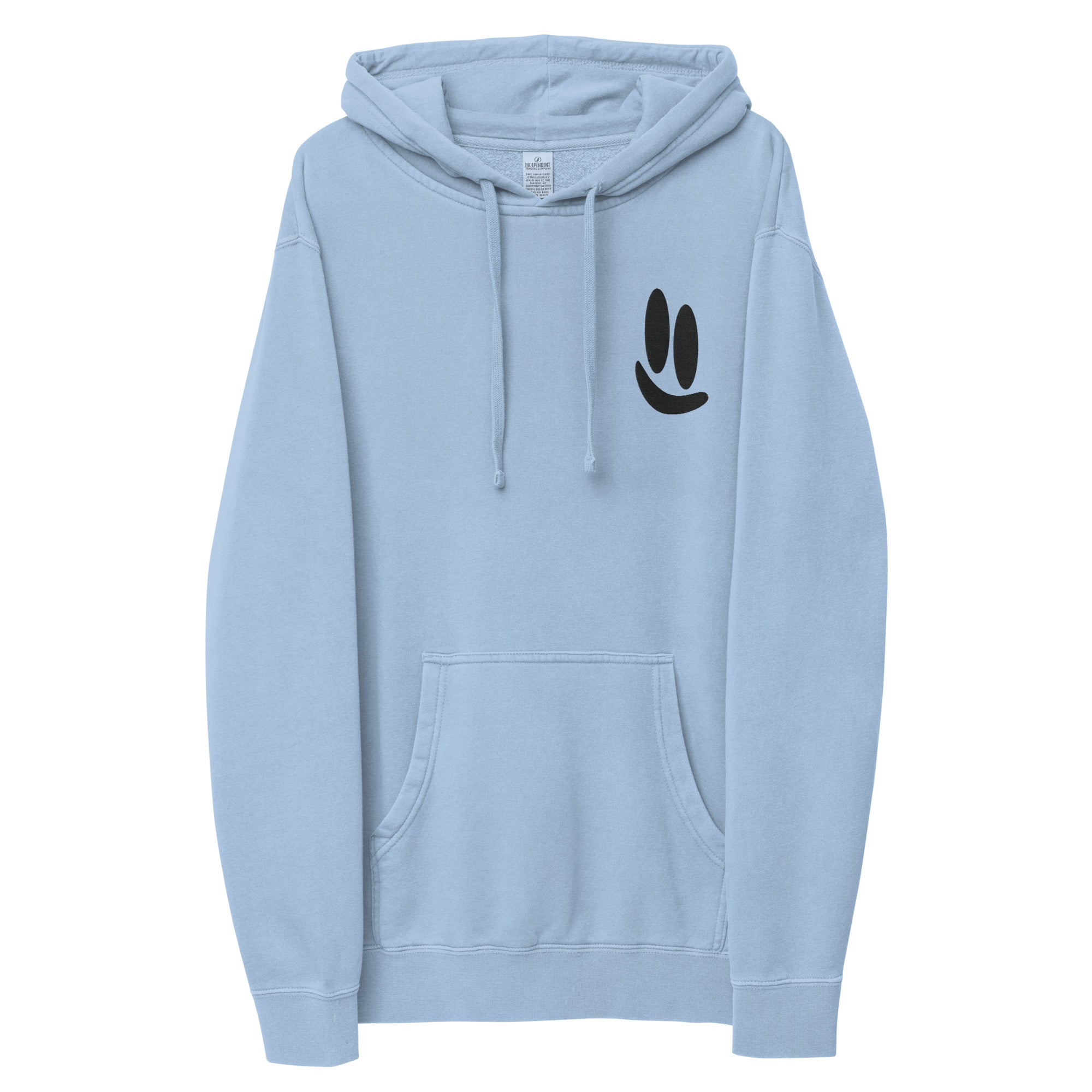 Smile More - Unisex Pigment-Dyed Hoodie